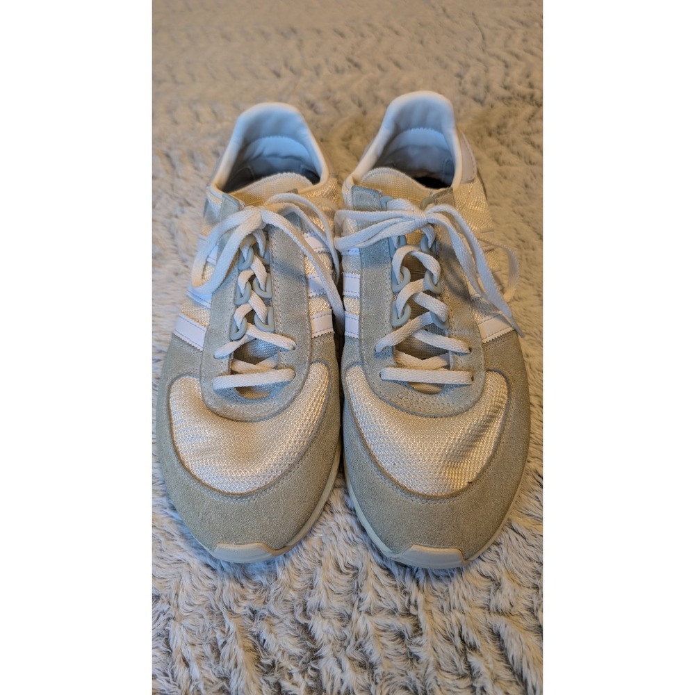 Size 10 - Adidas Marathon Triple White